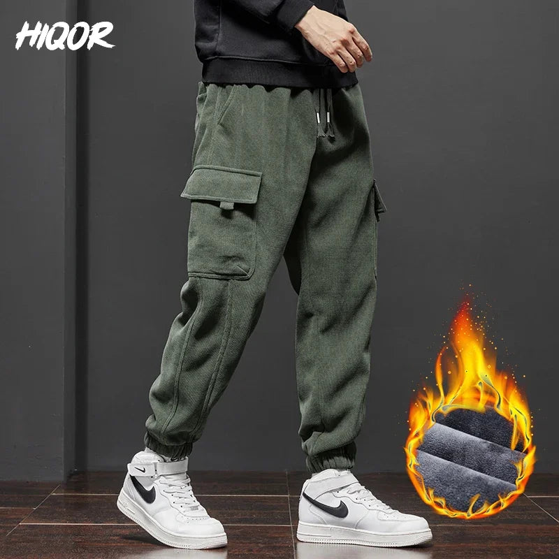 Vintage Baggy Pants Winter Thicken Warm Y2K - Eklat Collection