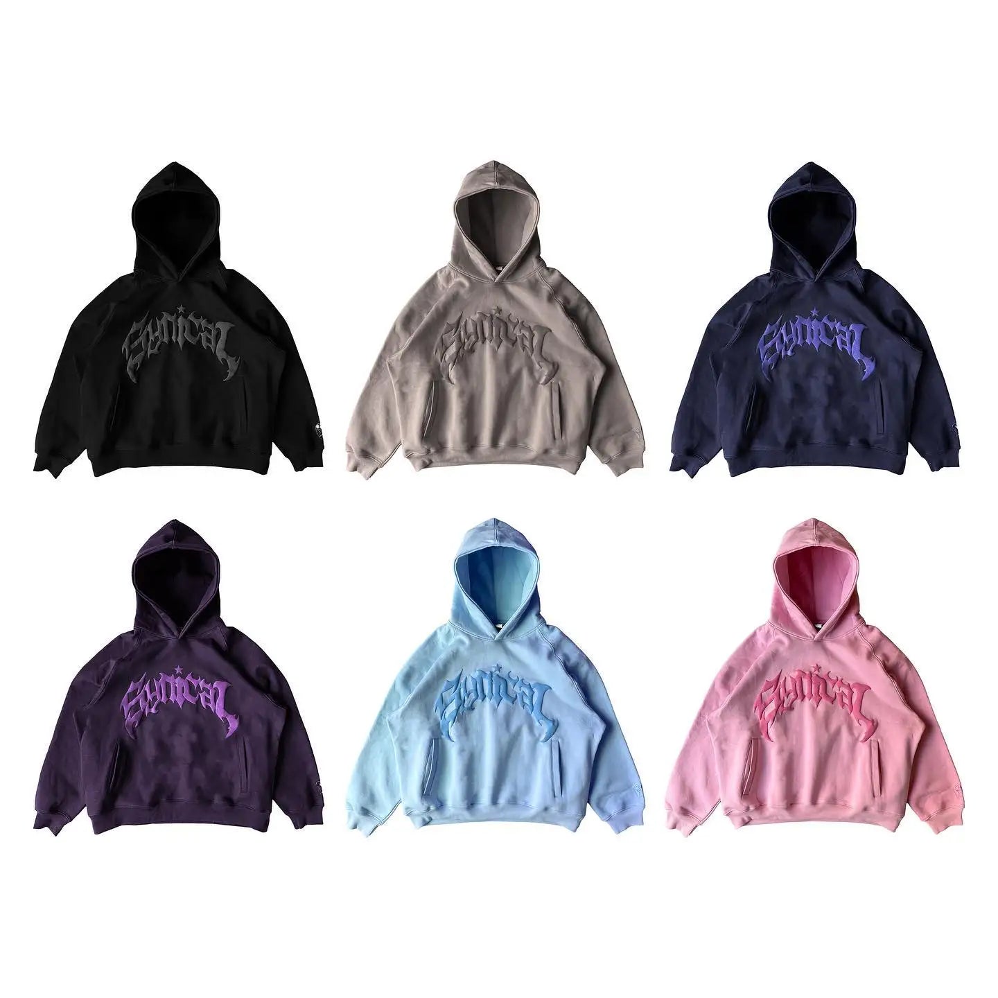 Synical Graphics Hoodies Sweatshirt Y2K - Eklat Collection