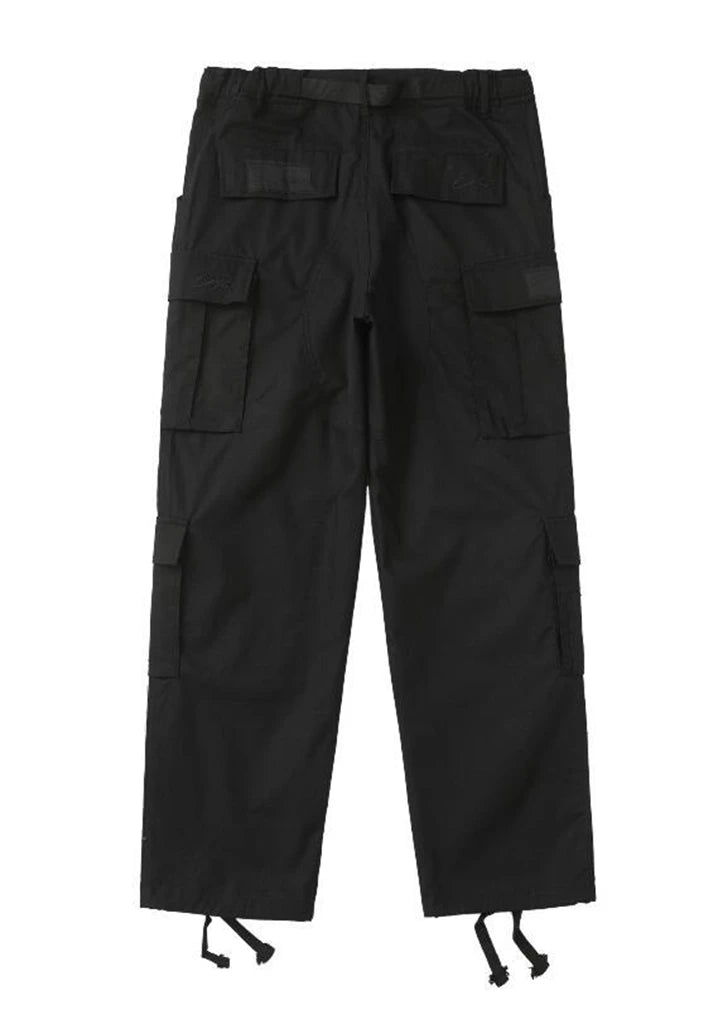 Vintage  Trousers Summer Casual Straight-leg Pant Elasticated High Street Y2K - Eklat Collection