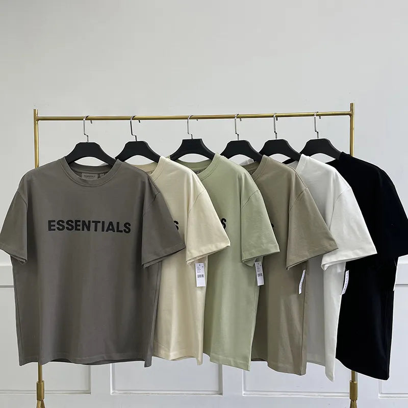 New Summer ESSENTIALS T-shirt Loose Rubber Y2K - Eklat Collection