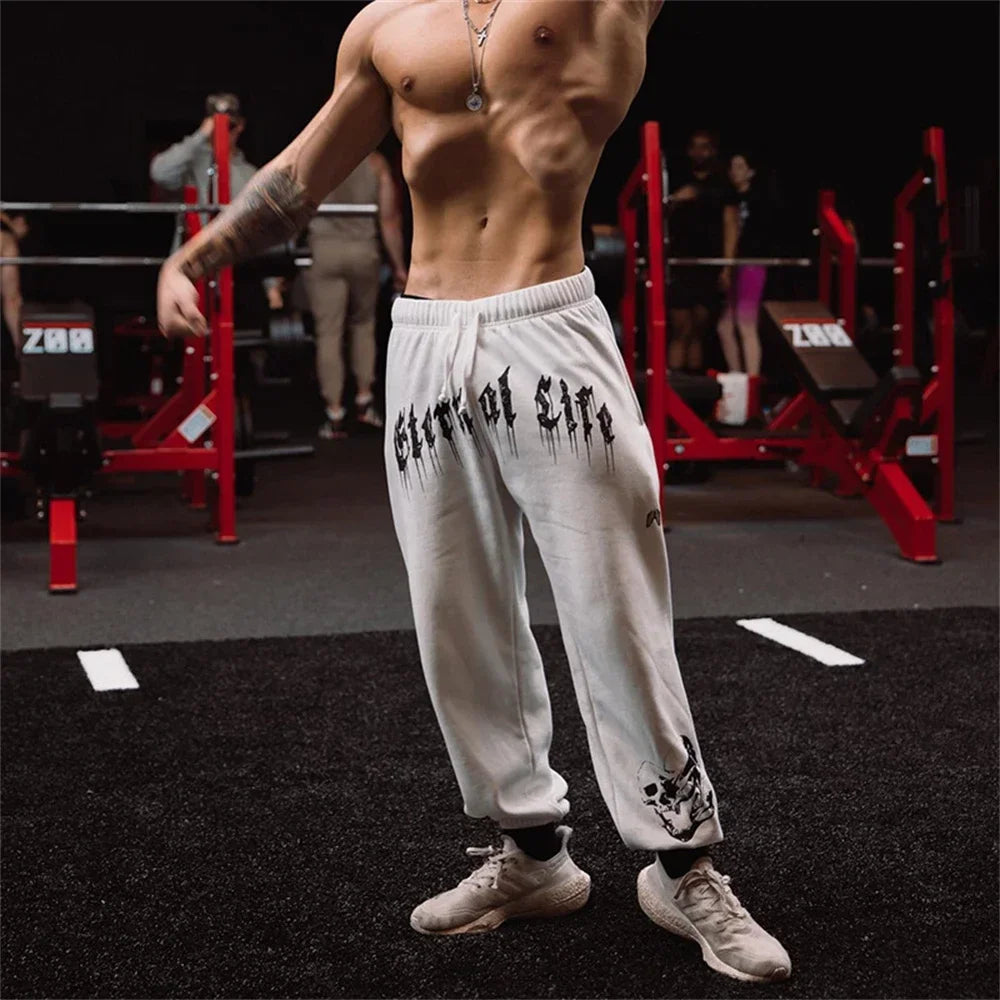 Eternal Life Sweatpants Gym Fitness Sports Pants  Joggers Y2K - Eklat Collection